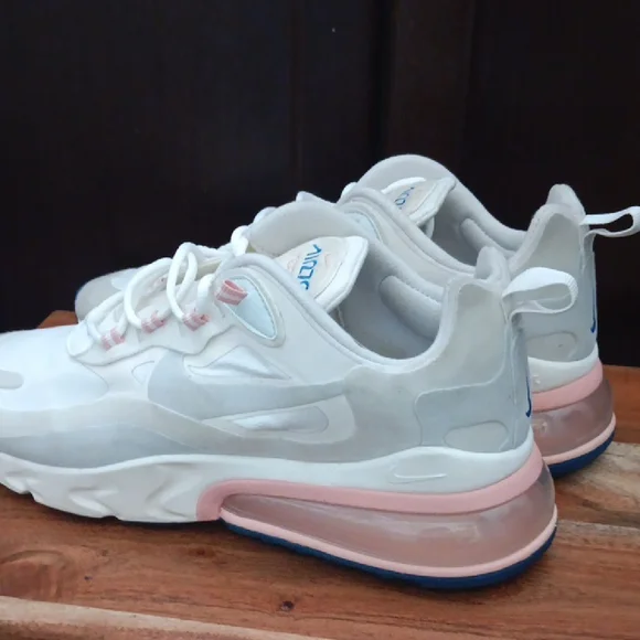 Nike Women's Cream and Pink Sneakers - Picture 9 of 16